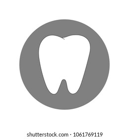 Tooth icon. Dental clinic logo. Vector.