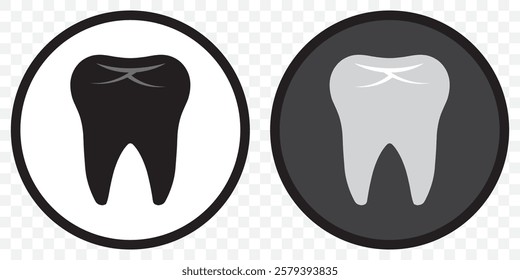 Tooth icon. Dental clinic logo. Human teeth vector illustration. Blue dentistry logotype. Oral hygiene concept. Dentist sign. Molar tooth enamel symbol. Simple tooth pictogram design isolated. Eps 10.