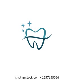 tooth icon Dental logo template