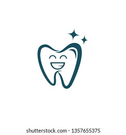 tooth icon Dental logo template
