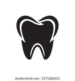 Tooth icon. Dental symbol. Teeth care vector illustration vector illustration. 