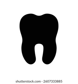 Tooth icon. Dental symbol. Vector illustration.