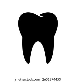 Tooth icon. Dental symbol. Vector illustration.