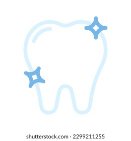 Tooth icon. Dentist sign for mobile concept and web design. vector illustration