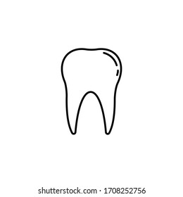 tooth icon dentist, teeth logo vector illustration
