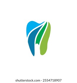 Tooth icon for dentistry clinic vector logo design