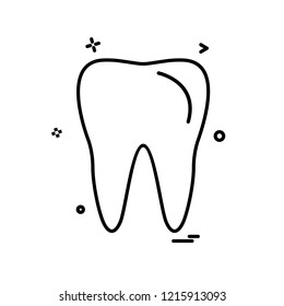 Tooth icon design vector