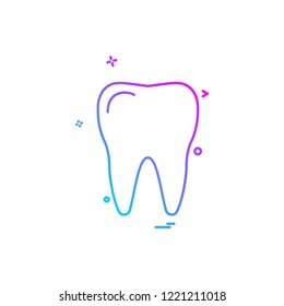 Tooth icon design vector