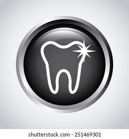 tooth icon design, vector illustration eps10 graphic 