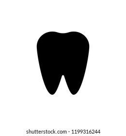 Tooth icon. Element of dentistry. Premium quality graphic design icon. Signs and symbols collection icon for websites, web design, mobile app on white background