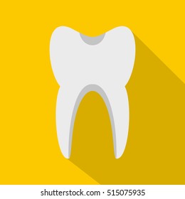 Tooth icon. Flat illustration of tooth vector icon for web