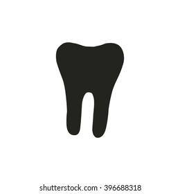 tooth icon flat picture vector eps10 graphic object jpeg image