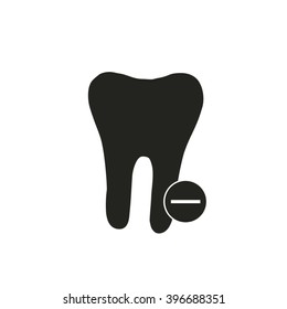 tooth icon flat picture vector eps10 graphic object jpeg image
