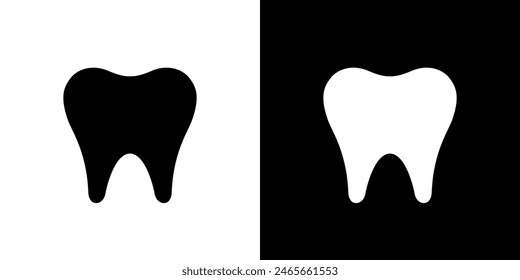 Tooth icon in generic style. Medical molar, dentist concept