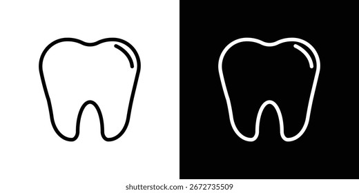 Tooth icon graphic element Illustration template design