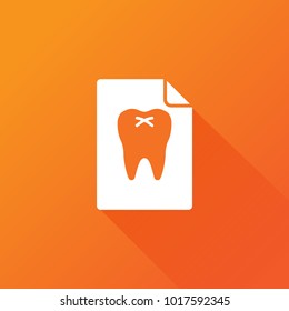 tooth icon. human sign