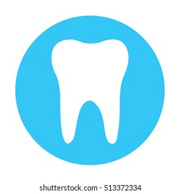 Tooth icon. isolated