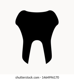 tooth icon isolated sign symbol vector illustration - vector  