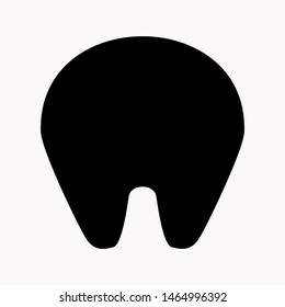 tooth icon isolated sign symbol vector illustration - vector  