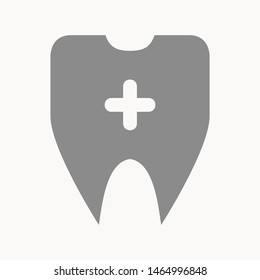 tooth icon isolated sign symbol vector illustration - vector  