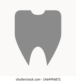 tooth icon isolated sign symbol vector illustration - vector  