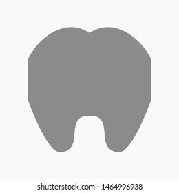 tooth icon isolated sign symbol vector illustration - vector  