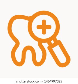 tooth icon isolated sign symbol vector illustration - vector  