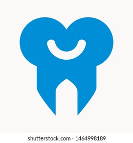 tooth icon isolated sign symbol vector illustration - vector  