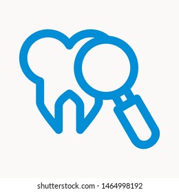 tooth icon isolated sign symbol vector illustration - vector  