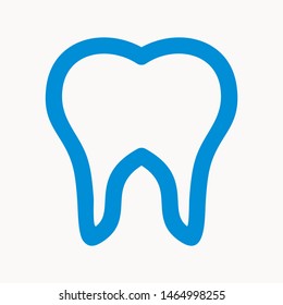 tooth icon isolated sign symbol vector illustration - vector  