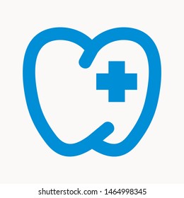 tooth icon isolated sign symbol vector illustration - vector  