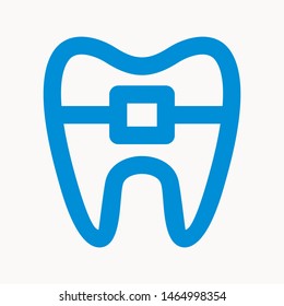 tooth icon isolated sign symbol vector illustration - vector  