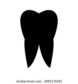 tooth icon or logo isolated sign symbol vector illustration - high quality black style vector icons
