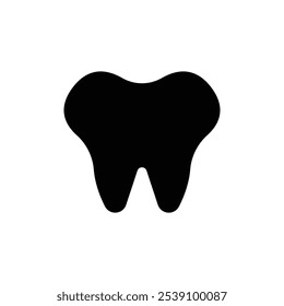 Tooth icon logo sign set vector outline