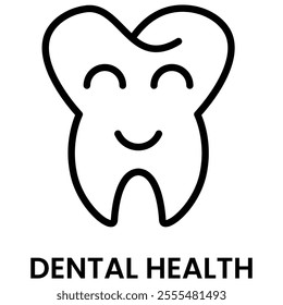 Tooth Icon for Medical Element Design