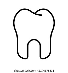 Tooth icon. medical tooth sign. vector illustration