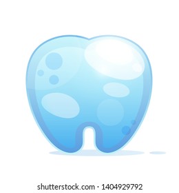 Tooth icon on white background vector illustration for your needs