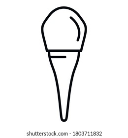 Tooth icon. Outline tooth vector icon for web design isolated on white background