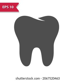 Tooth Icon. Professional, pixel perfect icon, EPS 10 format.