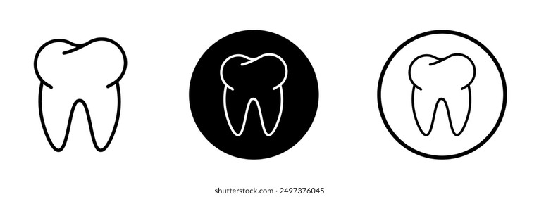 Tooth icon set. Dental clinic symbol. Teeth sign. tooth icon vector illustration