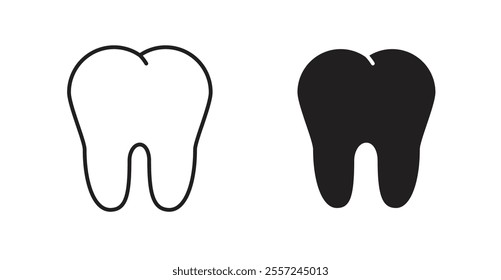 Tooth Icon set. vector illustration set