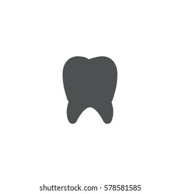 tooth icon. sign design