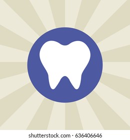 tooth. icon. sign design. background