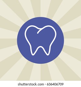 tooth. icon. sign design. background