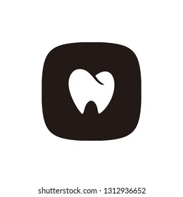 Tooth icon sign symbol