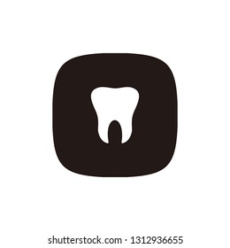 Tooth icon sign symbol