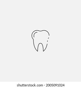 Tooth icon sign vector,Symbol, logo illustration for web and mobile