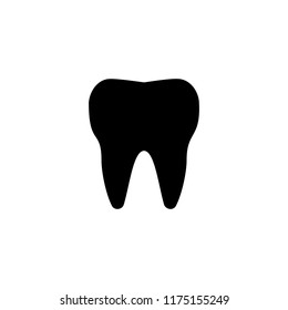 tooth icon. Simple glyph vector of Medicine set for UI and UX, website or mobile application on white background