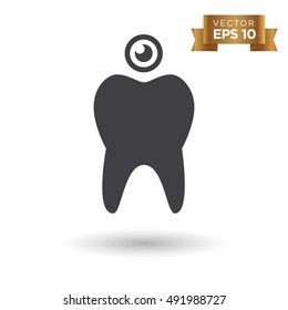 Tooth Icon Stock Vector Illustration