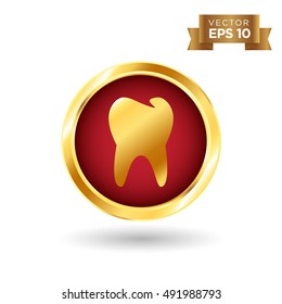 Tooth Icon Stock Vector Illustration